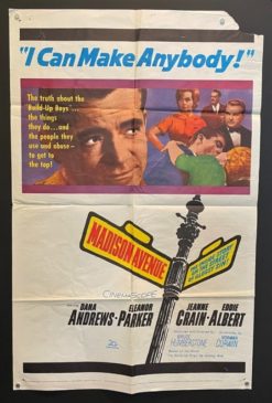 Madison Avenue (1961) - Original One Sheet Movie Poster