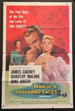 Man Of A Thousand Faces (1957) - Original One Sheet Movie Poster