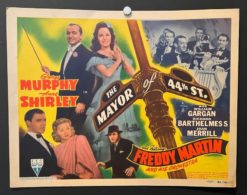 The Mayor Of 44th Street (1942) - Original Title Lobby Card Movie Poster