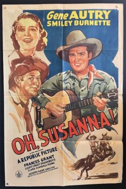 Oh Susanna (R1940's) - Original One Sheet Movie Poster