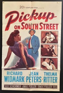 Pickup On South Street (1953) - Original One Sheet Movie Poster