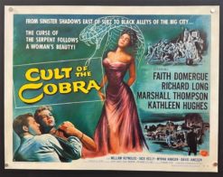 Cult of the Cobra (1955) - Original Half Sheet Movie Poster