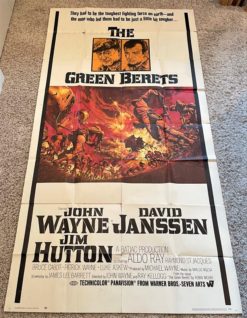 The Green Berets (1968) - Original Three Sheet Movie Poster