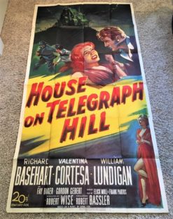 House On Telegraph Hill (1951) - Original Three Sheet Movie Poster