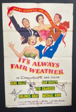 It's Always Fair Weather (1955) - Original One Sheet Movie Poster