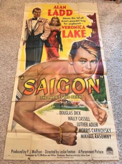 Saigon (1948) - Original Three Sheet Movie Poster