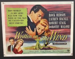 Written On the Wind (1956) - Original Half Sheet Movie Poster