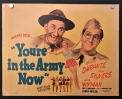 You're In the Army Now (1941) - Original Lobby Card Movie Poster