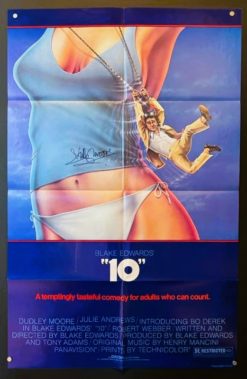 10 (1979) - Original Signed One Sheet Movie Poster