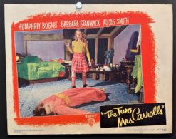 The Two Mrs. Carrolls (1947) - Original Lobby Card Movie Poster