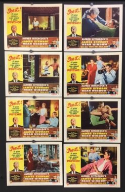 Rear Window (R1962) - Original Lobby Card Set Movie Poster