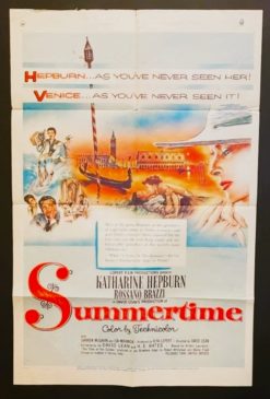 Summertime (1955) - Original One Sheet Movie Poster