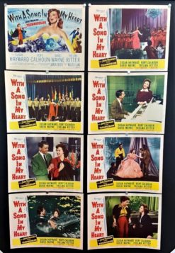 With A Song In My Heart (1952) - Original Lobby Card Set Movie Poster