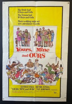 Yours, Mine, and Ours (1968) - Original One Sheet Movie Poster