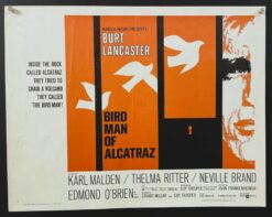 Bird Man Of Alcatraz (1962) - Original Half Sheet Movie Poster