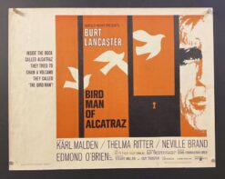 Birdman Of Alcatraz (1962) - Original Half Sheet Movie Poster