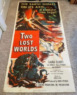 Two Lost Worlds (1951) - Original Three Sheet Movie Poster