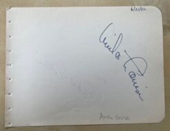 Anita Louise Autograph with Edward Ellis