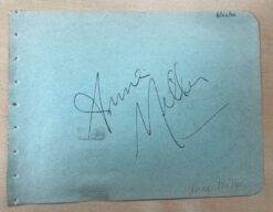 Anne Miller Autograph with Victor Mature