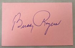 Buddy Rogers Autograph