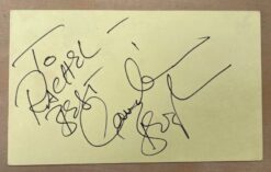 Candice Bergen Autograph (1981)