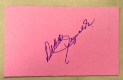 Debbie Reynolds Autograph (1974)