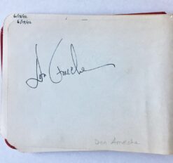 Don Ameche Autograph with Ben Blue