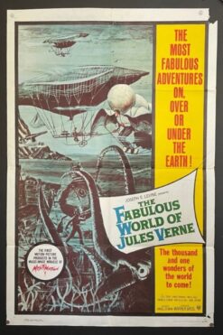 The Fabulous World of Jules Verne (1961) - Original One Sheet Movie Poster