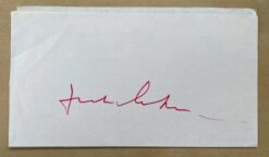 Frank Capra Autograph (1980's)
