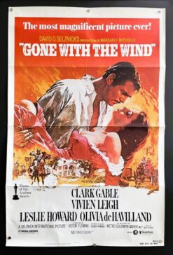 Gone With the Wind (R1980) - Original One Sheet Movie Poster
