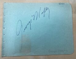 George Murphy Autograph with Rudy Vallee