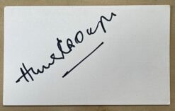 Hume Cronyn Autograph