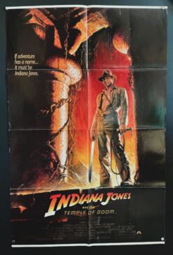 Indiana Jones and The Temple of Doom (1984) - Original One Sheet Movie Poster