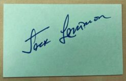 Jack Lemmon Autograph