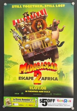 Madagascar, Escape 2 Africa (2008) - Original Theatrical Promotional Movie Poster