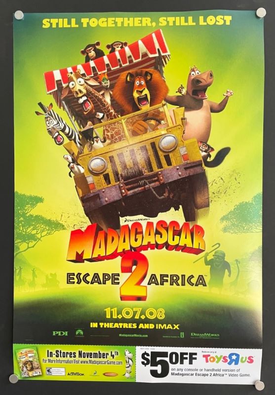 Madagascar Escape 2 Africa 2008 Original Theatrical Promotional