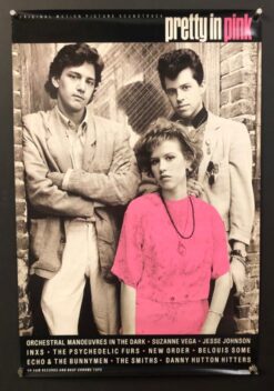 Pretty In Pink (1986) - Original Soundtrack Movie Poster