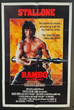 Rambo, First Blood Part 2 (1985) - Original One Sheet Movie Poster