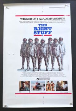 The Right Stuff (1983) - Original Video Movie Poster