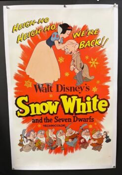 Snow White (R1958) - Original Disney One Sheet Movie Poster
