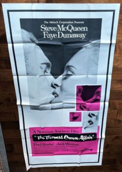 The Thomas Crown Affair (1968) - Original Three Sheet Movie Poster