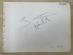 Tim Holt Autograph with Jerome Cowan