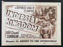 Undersea Kingdom, Chapter 12 Ascent To the Upperworld (R1950) - Original Title Lobby Card Movie Poster