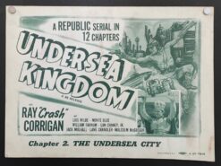 Undersea Kingdom, Chapter 2 The Undersea City (R1950) - Original Title Lobby Card Movie Poster