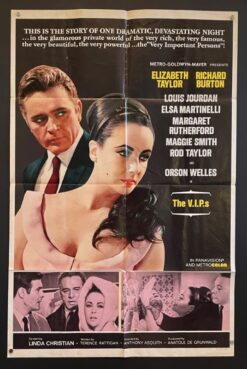 The V.I.P.'s (1963) - Original One Sheet Movie Poster
