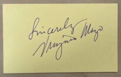 Virginia Mayo Autograph