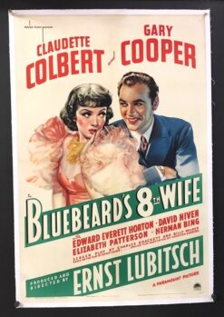 Bluebeard's Eighth Wife (1938) - Original One Sheet Movie Poster