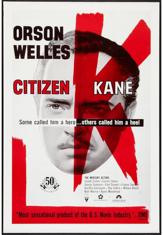 Citizen Kane (1991) – Original 50th Anniversary One Sheet Movie Poster –  Hollywood Movie Posters