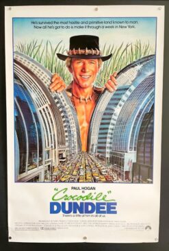 Crocodile Dundee (1986) - Original One Sheet Movie Poster
