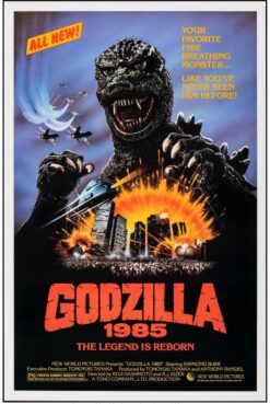 Godzilla, 1985 The Legend is Reborn (1985) - Original One Sheet Movie Poster